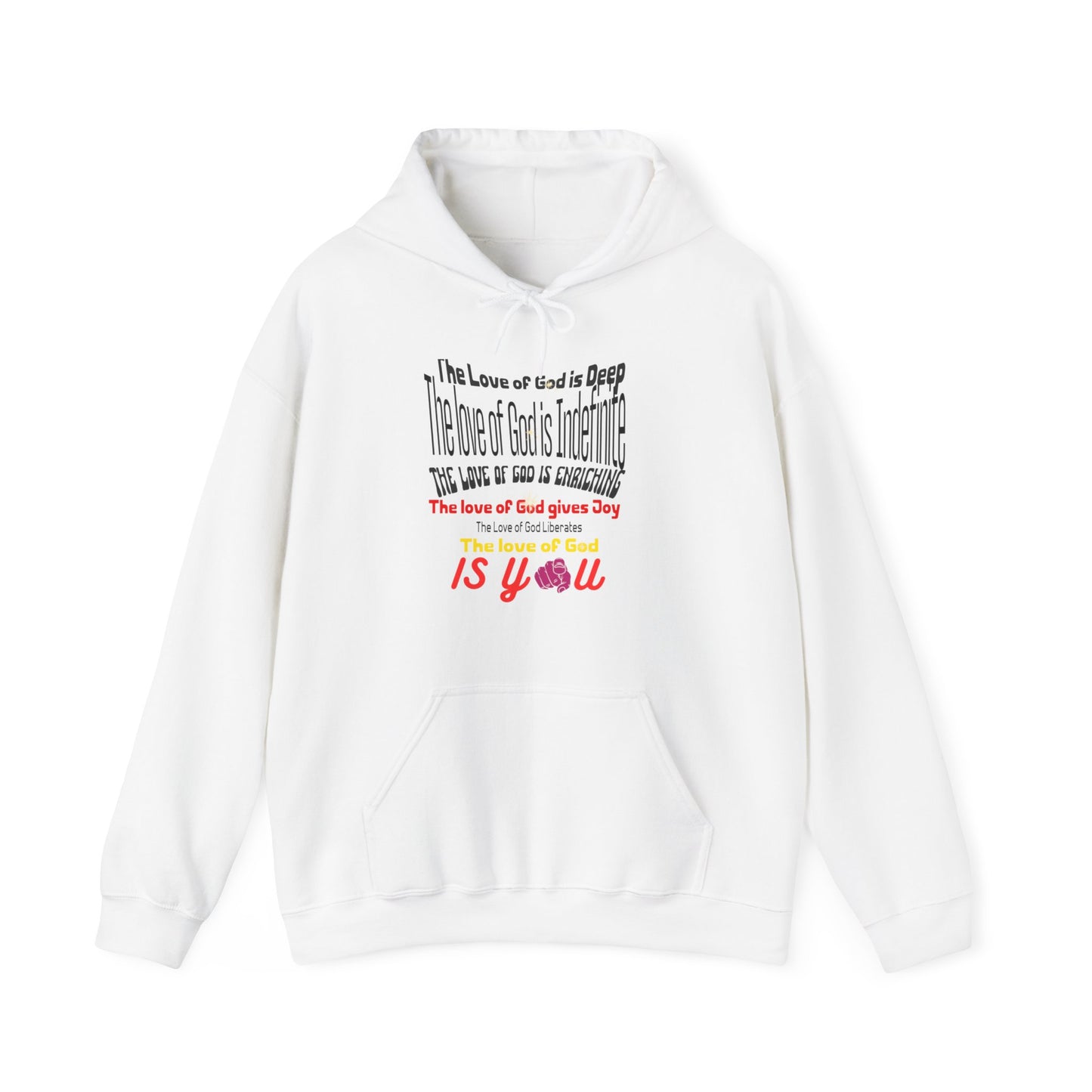 The Love Of God Hooded Sweatshirt, Gift for best friend, best Easter gift