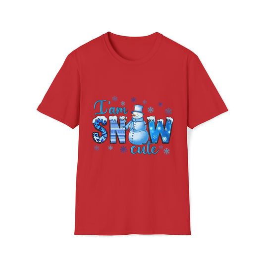 Unisex Winter Christmas Superlative Shirt - I am Snow Cute Design