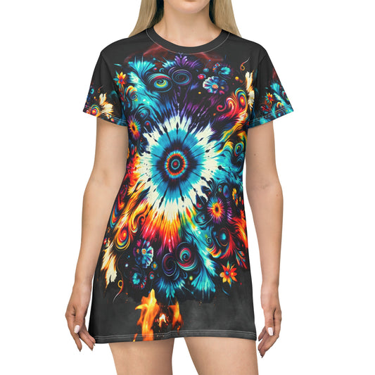 Tie Dye T-Shirt Dress