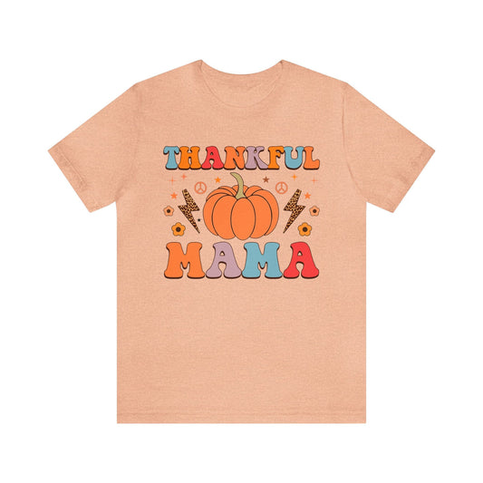 Thankful Mama Thanksgiving Cottagecore Shirt for Fall or autumn