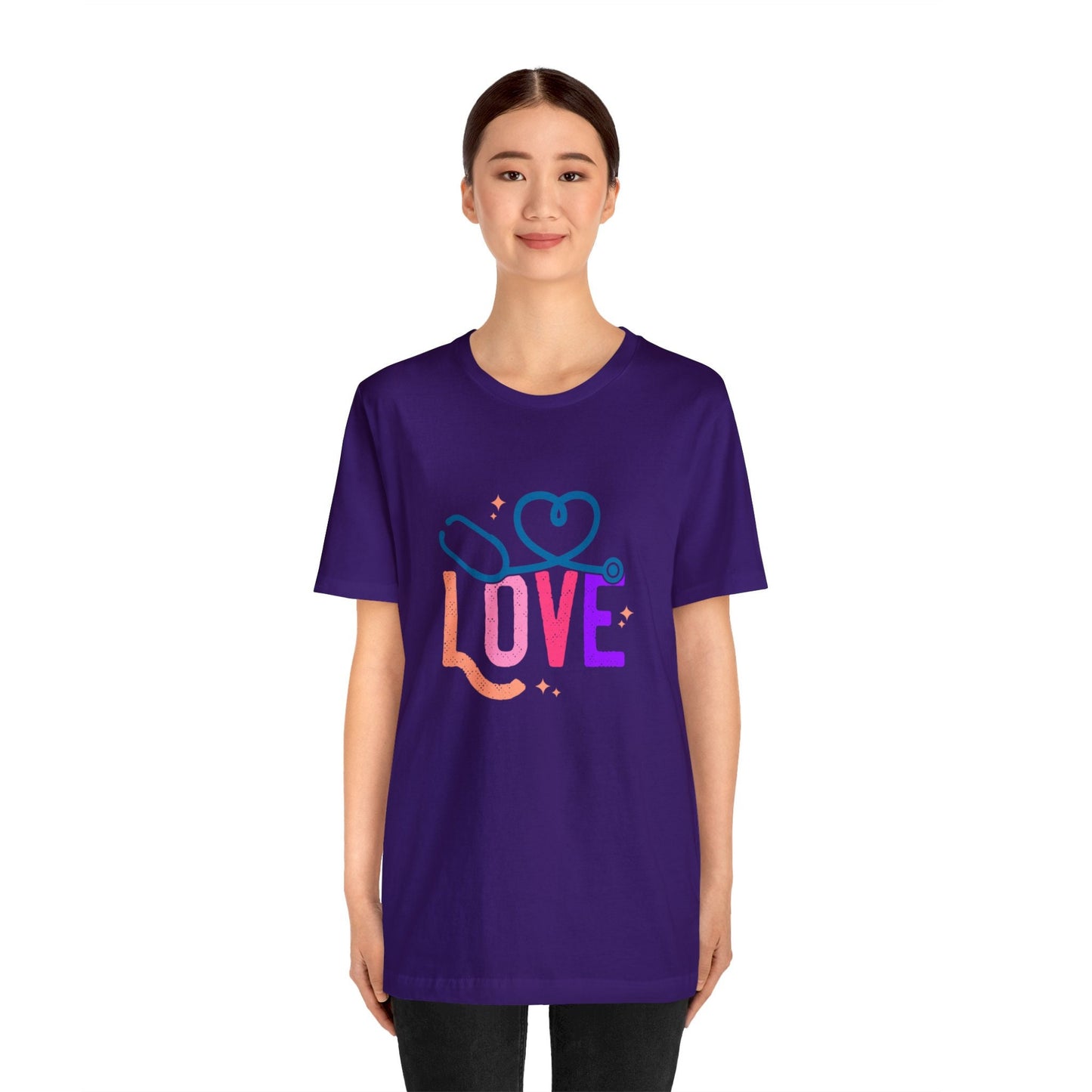 Love Stethoscope Heart Nurse Shirt, Nursing Graduation Gift Shirt, Gift for Student Nurse, Western Valentines Day Love Nurse Nursing Student