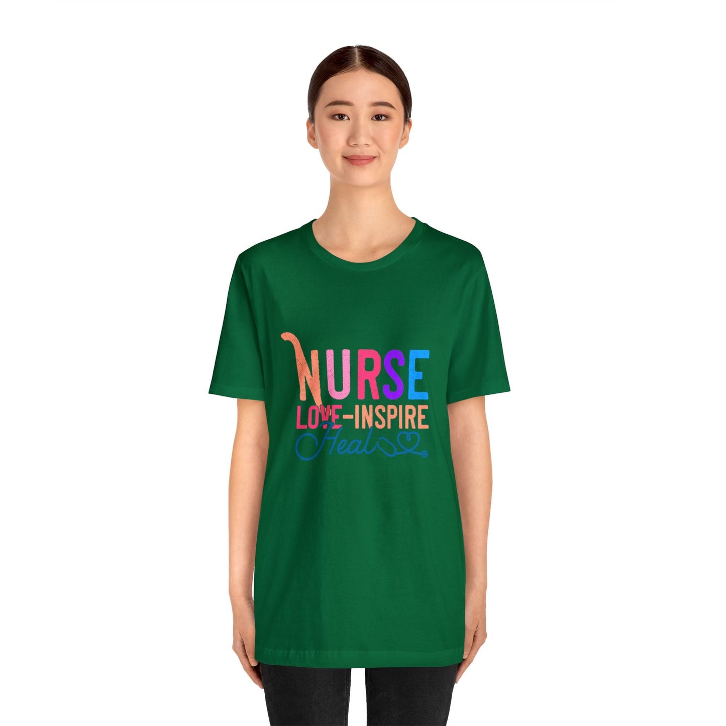 Nurse Love Inspire Heal Shirt, Nurse Day Shirt, Nurse Week Day, Nurse Life Shirt, Nursing Student Tee, Gift For Nurse, CNA Shirt