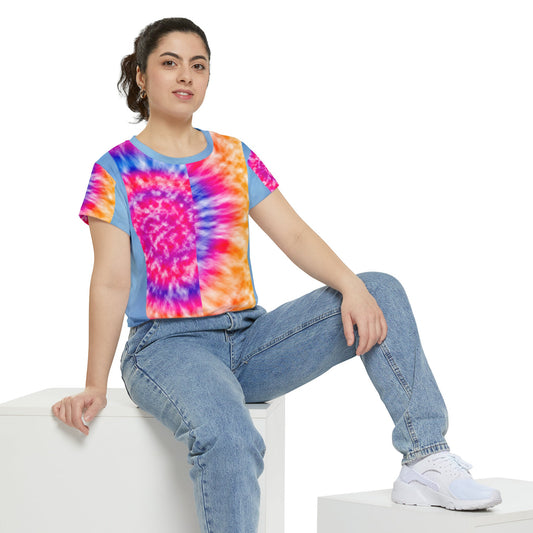 Women's Short Sleeve Shirt, tie dye shirts