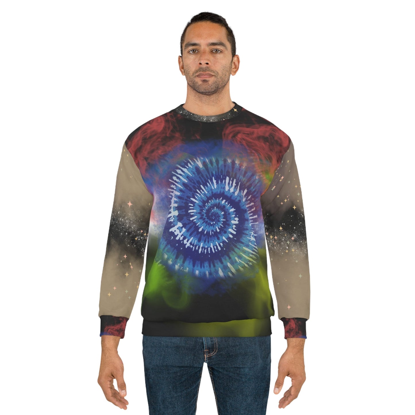 Unisex tie dye sweatshirt