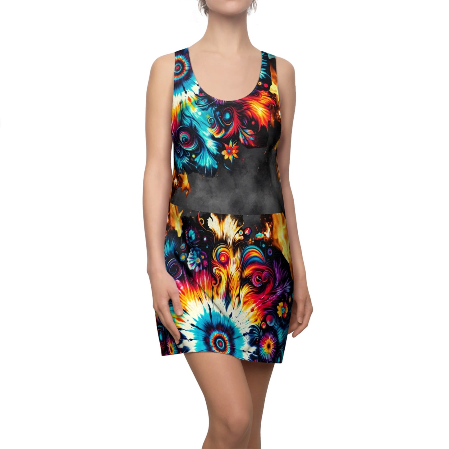 Women's tie dye Racerback Dress