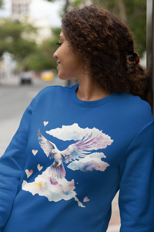 Bird in the cloud Crewneck Sweatshirt